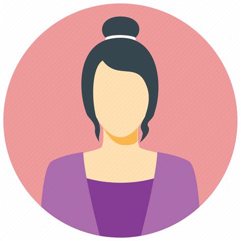 Avatar Circle Female Human Person User Woman Icon Download On Iconfinder