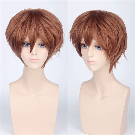 Unisex Male Female Short Full Wig Anime Cosplay Costume Party Wig