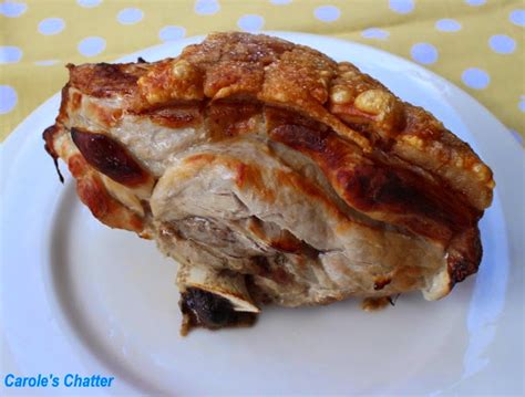 Master crispy crackling with this simple roast pork shoulder recipe and you'll have the perfect roast while the pork is cooking, make the apple sauce. Carole's Chatter: Roast Pork - A Score!