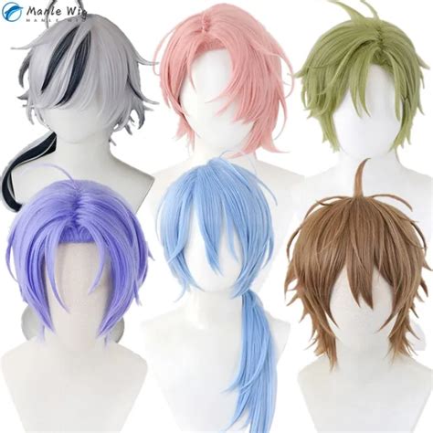 Game Nu Carnival Olivine Eiden Blade Kuya Edmond Aster Yakumo Cosplay Wig Heat Resistant Hair