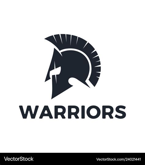 Warriors Logo Design Royalty Free Vector Image