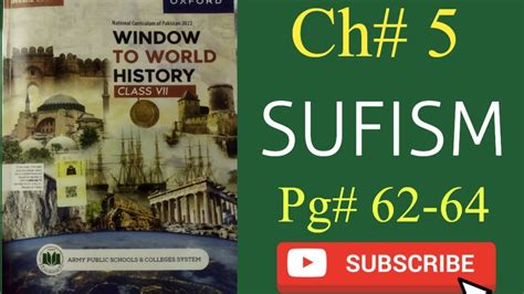 SUFISM its role and impact on DELHI SULTANAT Pg 62-64 ch#5 window to