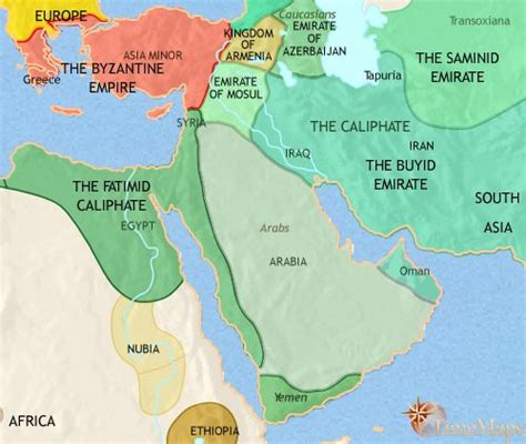 Middle East History 500 Ce