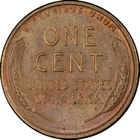 1943 S Bronze 1c Ms Lincoln Cents Wheat Reverse Coin