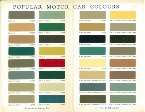 Hmg Paints On Twitter Some Classic Car Colours From Our Archive