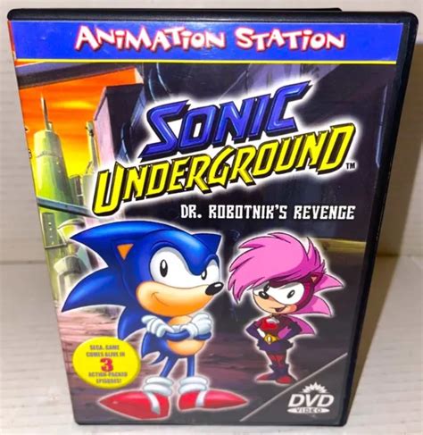 Sonic Underground Dvd 2003 Dr Robotniks Revenge Rare Sega 299