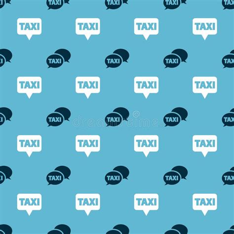 Set Taxi Call Telephone Service And Map Pointer With Taxi On Seamless