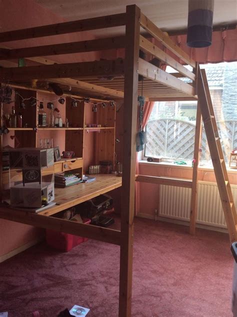 We did not find results for: IKEA Loft Bed High Sleeper Double Real Pine Wooden Bunk ...