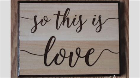 Pin By Karen Luttrell On Wood Art Wood Art This Is Love Novelty Sign