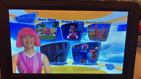 Lazytown Once Upon A Time In Lazytown Dvd Menu Walkthrough Youtube