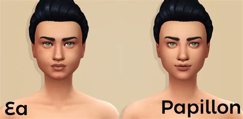 PAPILLON Default Nondefault Skin Blend For All Ages The Sims 4