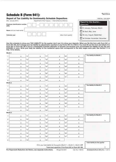 Irs Schedule B Form 941 ≡ Fill Out Printable Pdf Forms Online