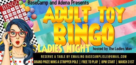 Adult Toy Bingo Grand Prize Wins A Stripper Pole Base Camp Pub