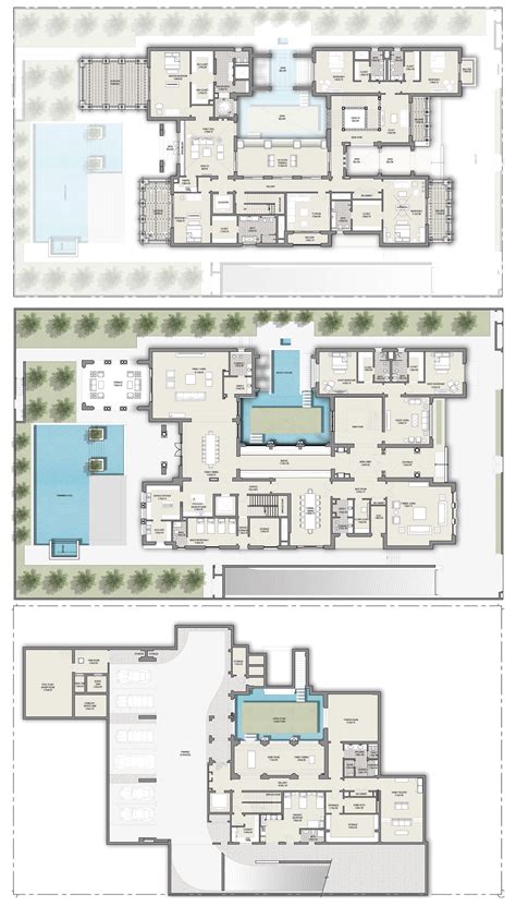 District One Dubai Mansions Mediterranean Mansion Floor Plan