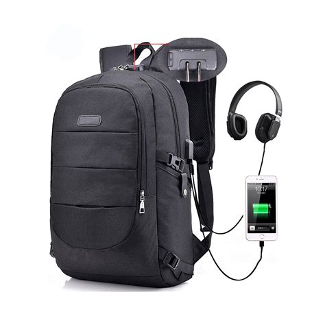 Stoneway Travel Laptop Backpack Waterproof Anti Theft College Backpack With Usb Charging