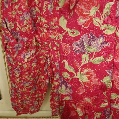 Laura Ashley Womens Pink And Purple Playsuit Romper Depop