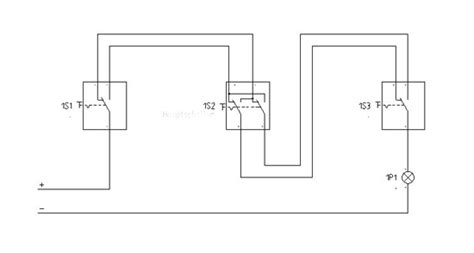 Zeichnen sie den stromlaufplan in zusammenhängender darstellung für die installation ohne abzweigdosen. Stromlaufplan Kreuzschaltung Plan