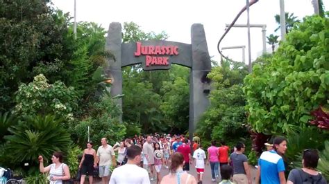 Jurassic Park At Islands Of Adventure Universal Orlando Resort 2011 Hd Youtube