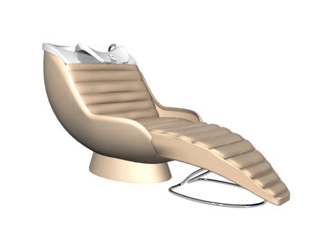 Hair Salon Backwash Chair 3d Model 3ds Max Files Free Download Cadnav
