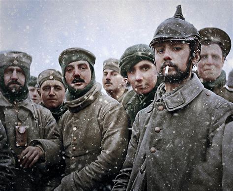 Wwi Troops Brought Back To Life In Stunning Colourised Photographs Daily Star