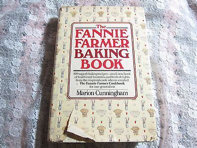 Hc St Ed The Fannie Farmer Baking Book Cookbook Marion Cunningham Ebay