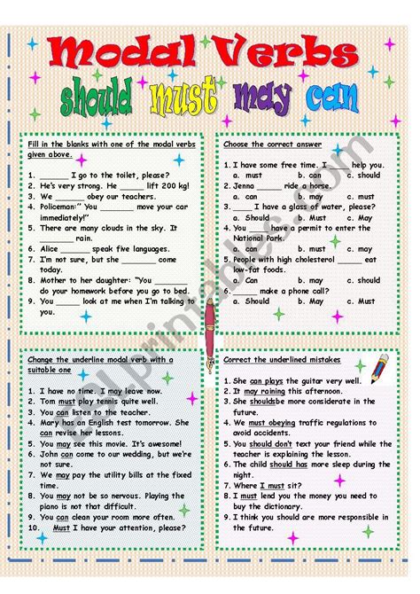 Perfect Modal Verbs List And Example Sentences Modal Example Would Hav