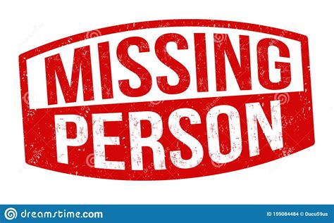 Missing Person Sign Or Stamp Stock Vector Illustration Of Found