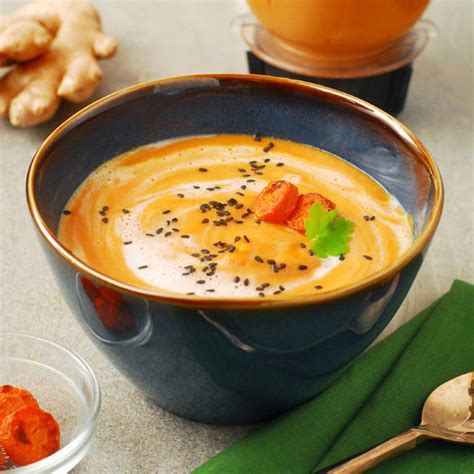 Creamy Carrot Ginger Soup Alisons Allspice