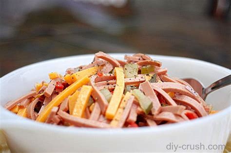 This recipe was provided by professional chefs and has been scaled down from a bulk recipe provided by a restaurant. German Wurst Salat (Bologna Salad) Recipe | Salad recipes ...