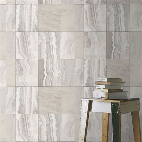 Rasch Marble Tile Pattern Wallpaper Stone Faux Effect Realistic Motif