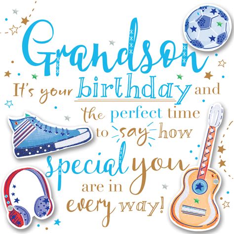 Happy Th Birthday Grandson Images Printable Template Calendar