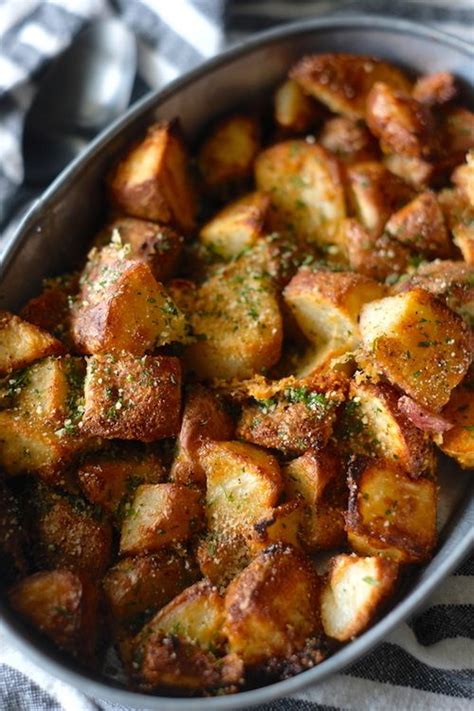 Parmesan Garlic Grilled Potatoes Dashing Dish Vegetables Recipes