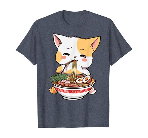 Kawaii Neko Ramen Cute Ramen Cat Japanese Noodle Funny Anime T Shirt