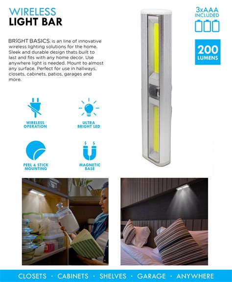Bright Basics Ultra Bright Wireless Light Bar Aduro Products