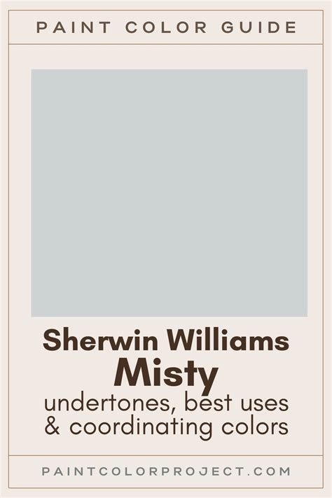 Sherwin Williams Misty A Complete Color Review The Paint Color Project