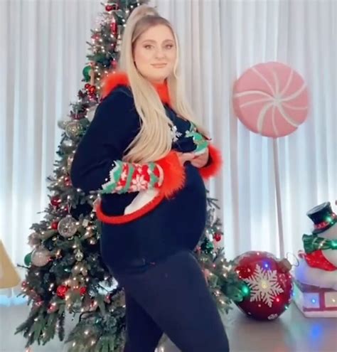 Pregnant Meghan Trainor Shows Off Her Growing Baby Bump Only 10 More