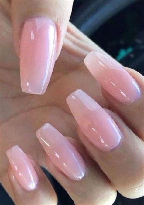 Translucent Pink Gel Nails Suitable To Apply On Uv Gel Nails Acrylic Nails And Natural Nails