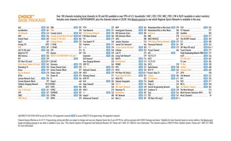 Printable Directv Channel Guide 2017