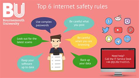 Top Six Internet Safety Rules Bournemouth University