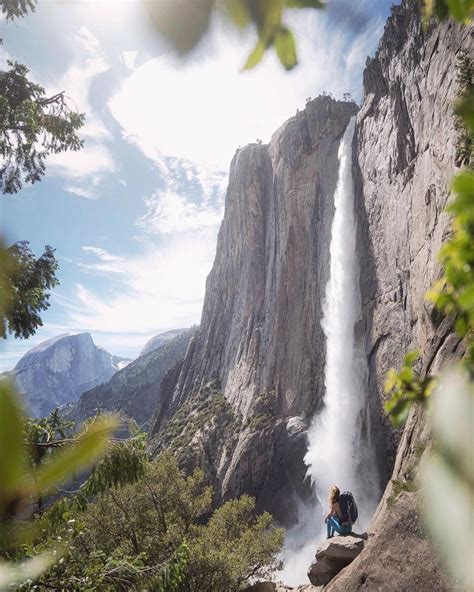 Yosemite Falls With Quin Schrock In 2021 Yosemite Yosemite Falls