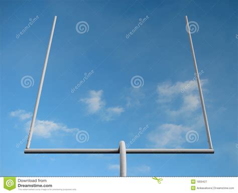 American Football Goal Post Stock Image - Image: 1859427