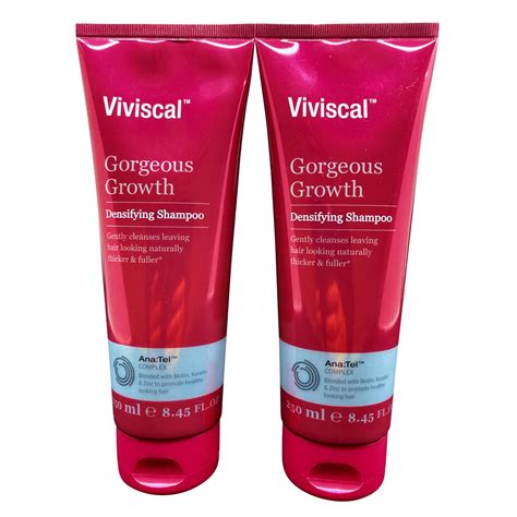 Viviscal Gorgeous Growth Densifying Shampoo 845 Oz Set Of 2