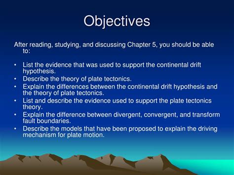 Ppt Plate Tectonics A Scientific Theory Unfolds Powerpoint