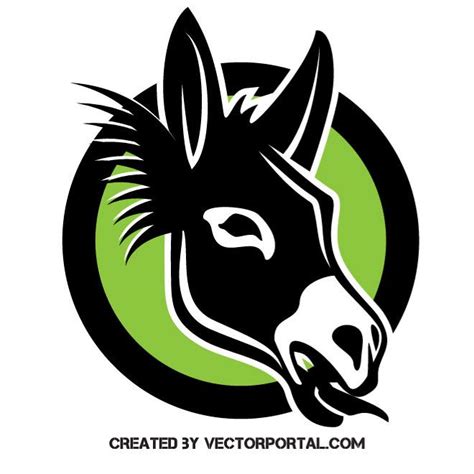 Donkey Royalty Free Stock Vector Clip Art