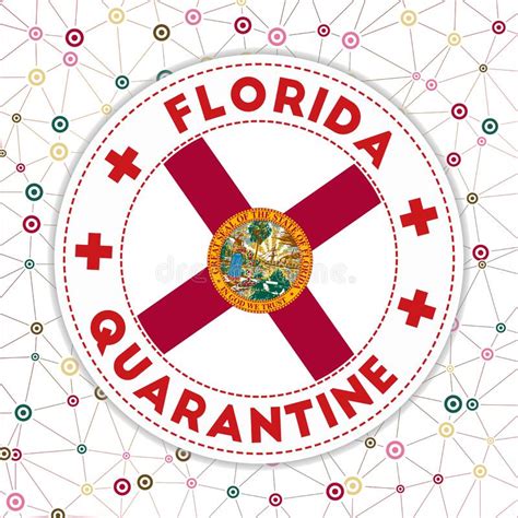 Florida Under Quarantine Sign Stock Vector Illustration Of Ncov