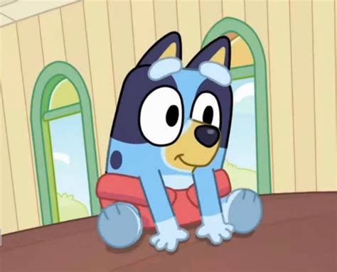 Baby Bluey Crawling By Yingcartoonman On Deviantart Kids Shows Silly