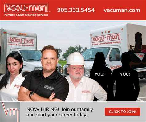 Hiring Hvac Techs Vacu Man Furnace And Duct Cleaning