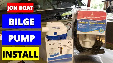 Bilge Pump Install Complete Step By Step Jon Boat To Bass Boat