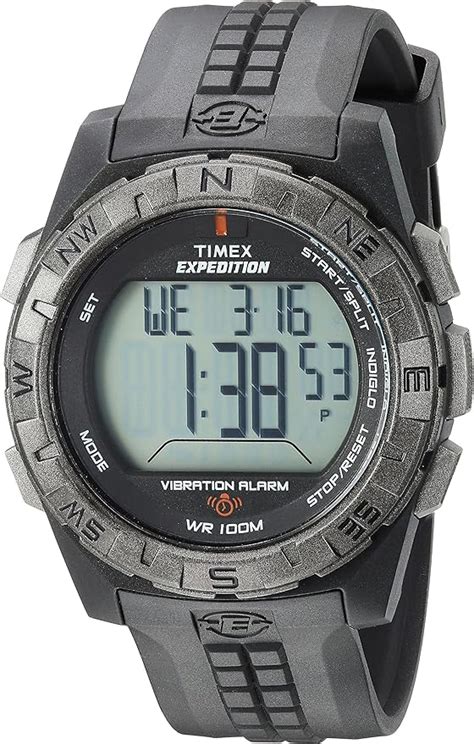Timex Men S T498519J Expedition Rugged Digital Vibration Alarm Black