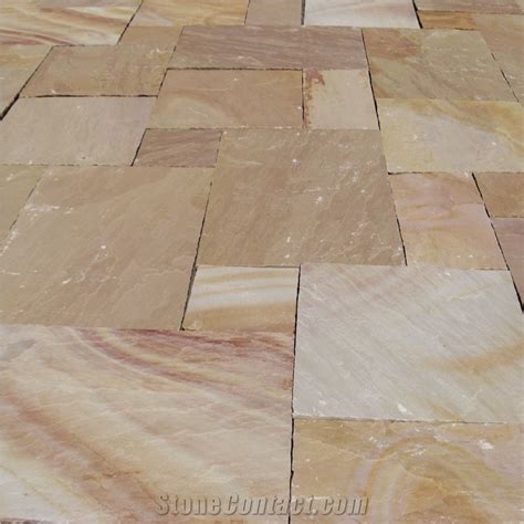 Buff Sandstone Landscaping Stonespavers From India